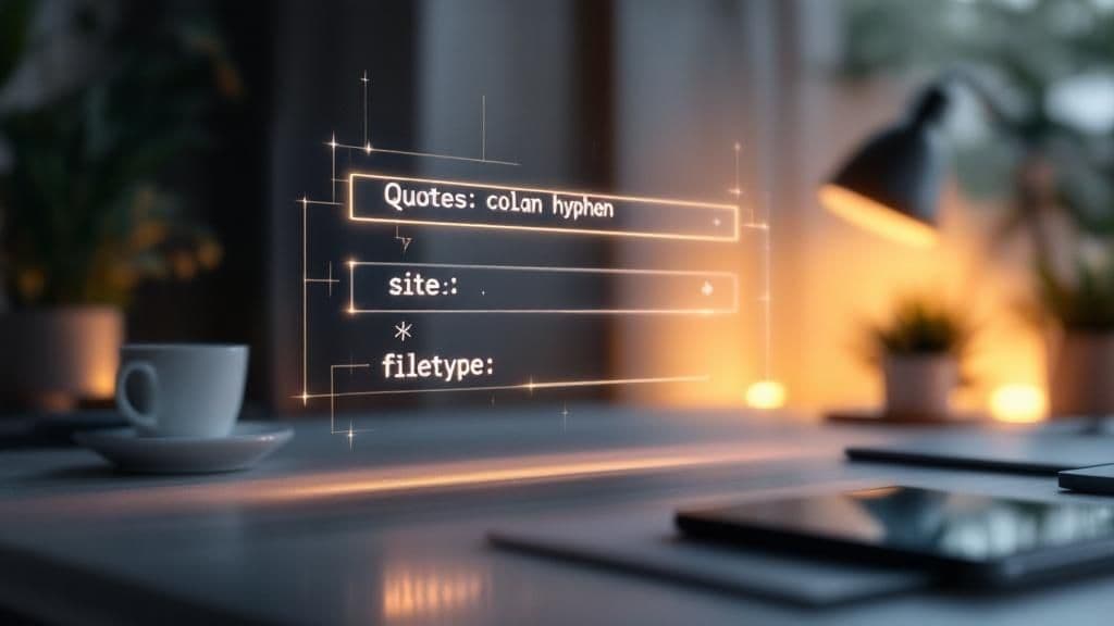 Google Search Operators Cheat Sheet: Master Search Quickly