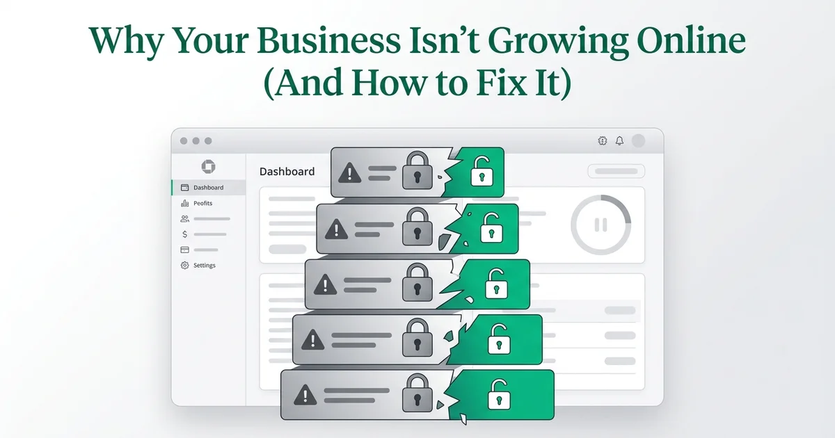 Why Your Business Isn't Growing Online (And How to Fix It)