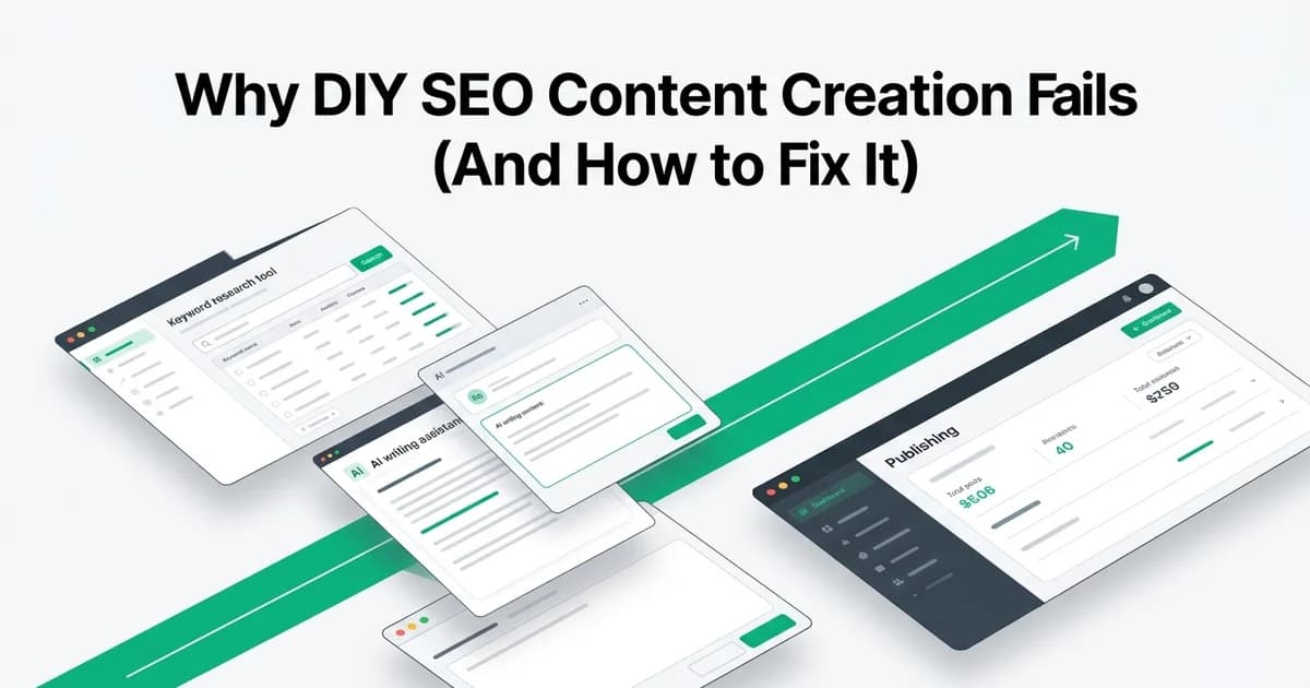 Why DIY SEO Content Creation Fails (And How to Fix It)
