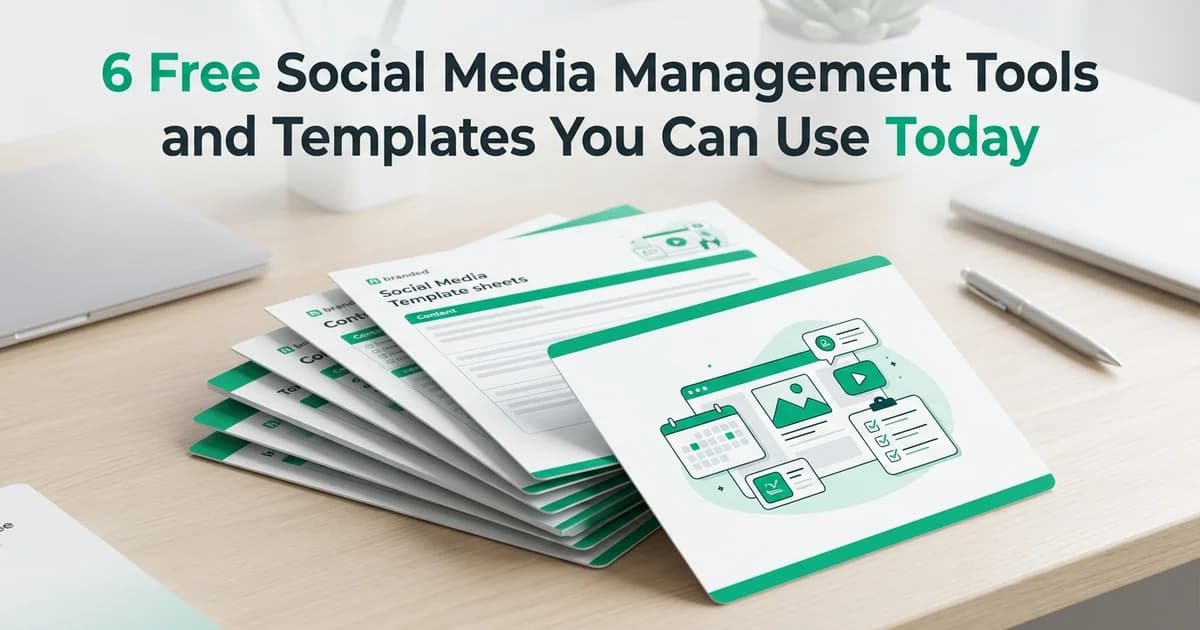 6 Free Social Media Management Tools and Templates You Can Use Today