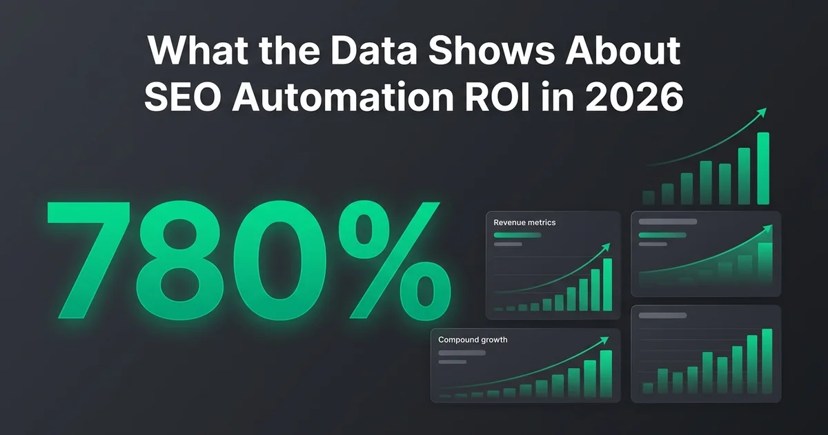 What the Data Shows About SEO Automation ROI in 2026