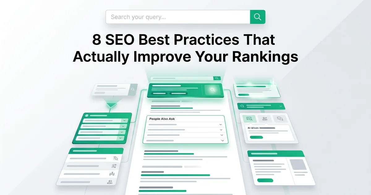 8 SEO Best Practices That Actually Improve Your Rankings