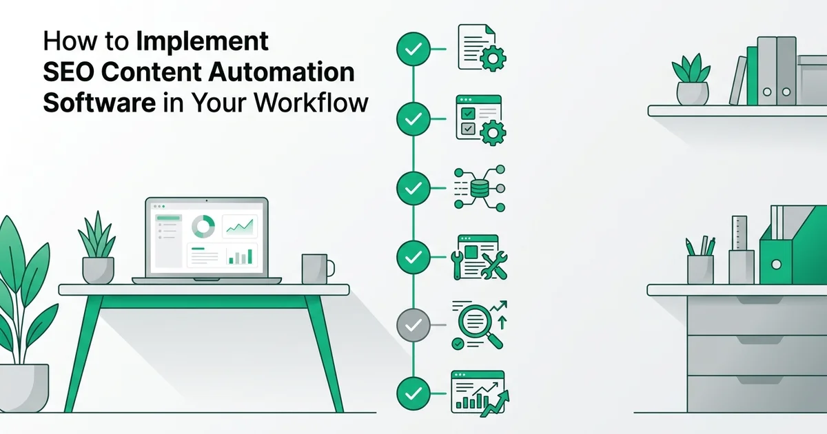 How to Implement SEO Content Automation Software in Your Workflow