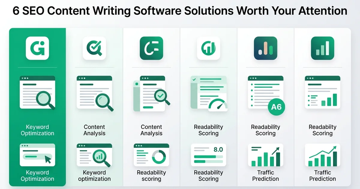 6 SEO Content Writing Software Solutions Worth Your Attention