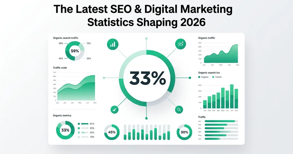 The Latest SEO & Digital Marketing Statistics Shaping 2026