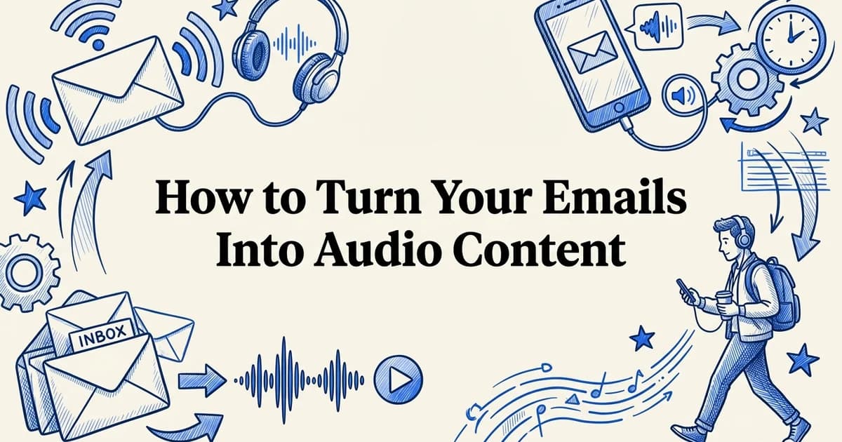 How to Turn Your Emails Into Audio Content