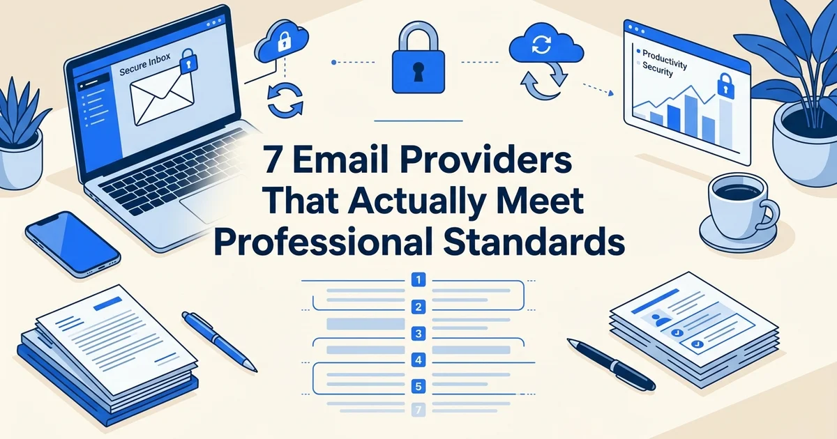7 Email Providers That Actually Meet Professional Standards