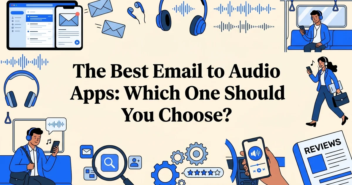 The Best Email to Audio Apps: Which One Should You Choose?