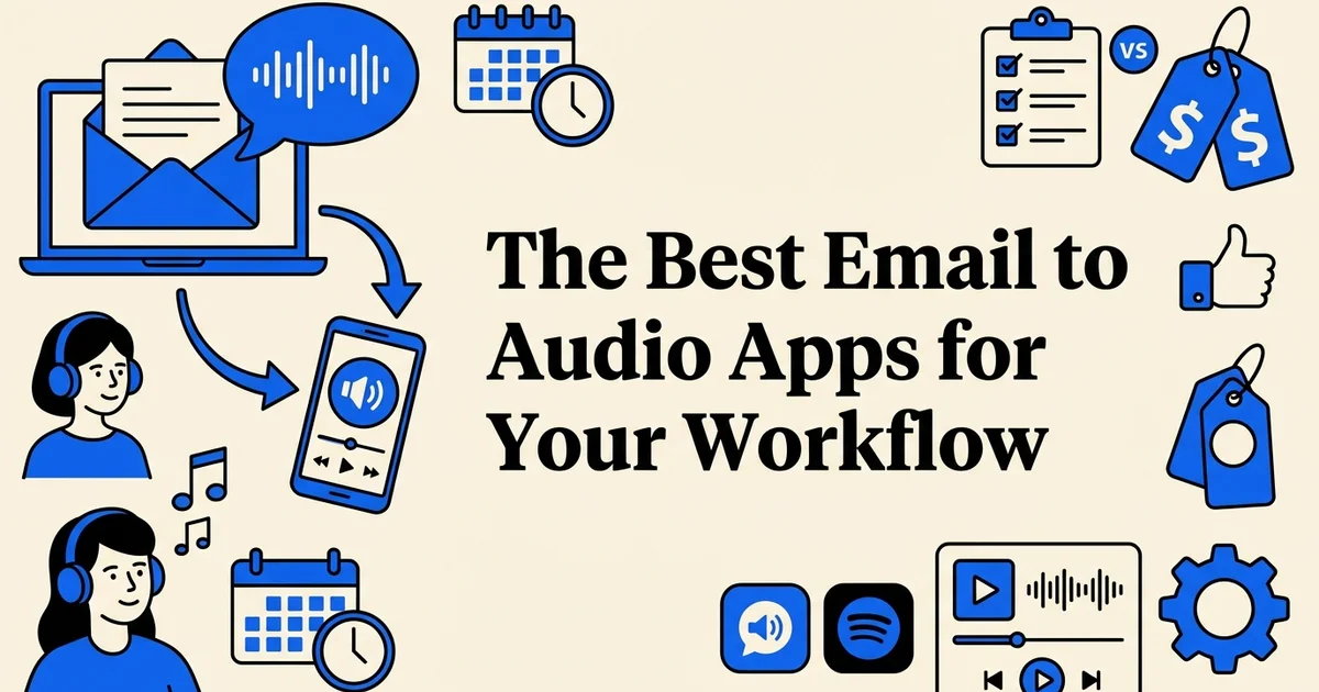The Best Email to Audio Apps for Your Workflow