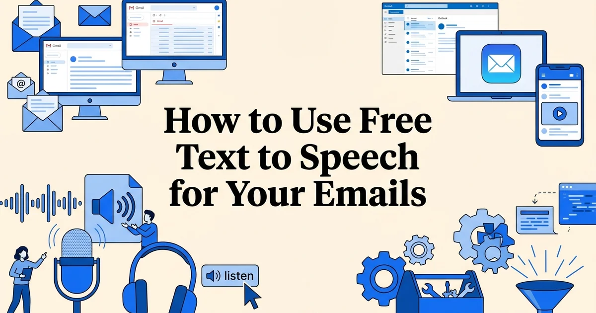How to Use Free Text to Speech for Your Emails