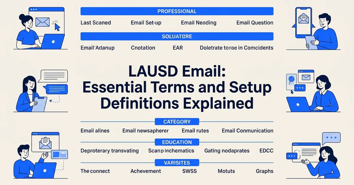 LAUSD Email: Essential Terms and Setup Definitions Explained