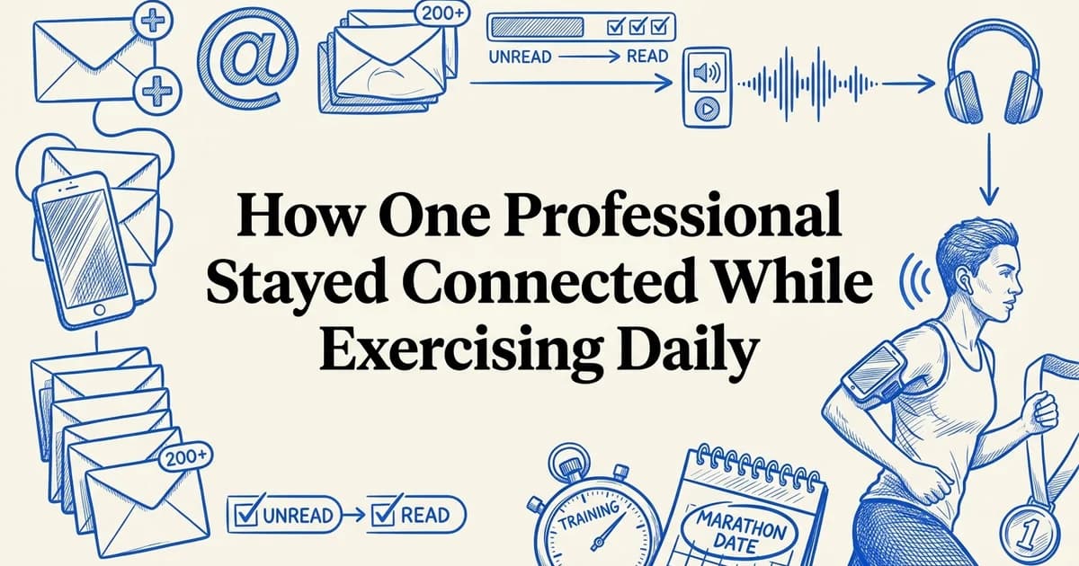 How One Professional Stayed Connected While Exercising Daily