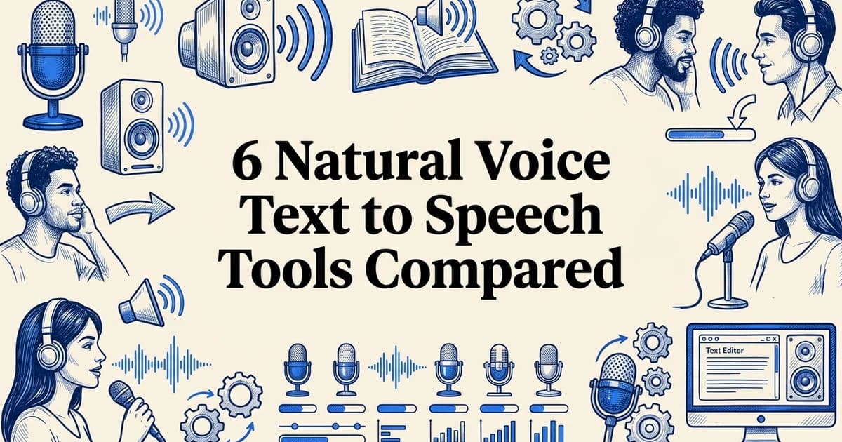 6 Natural Voice Text to Speech Tools Compared