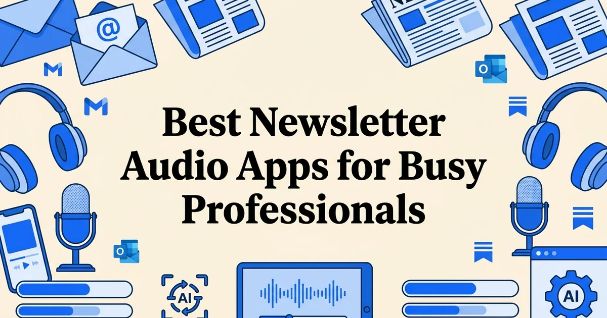 Best Newsletter Audio Apps for Busy Professionals