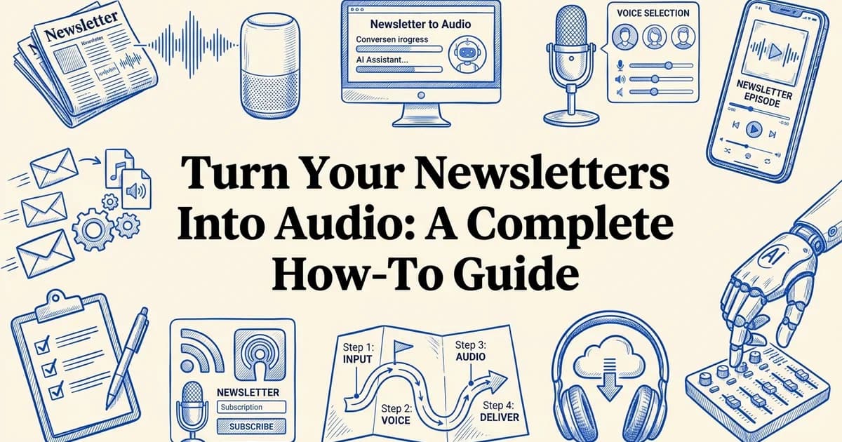 Turn Your Newsletters Into Audio: A Complete How-To Guide