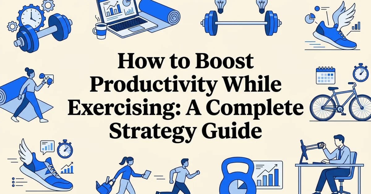 How to Boost Productivity While Exercising: A Complete Strategy Guide