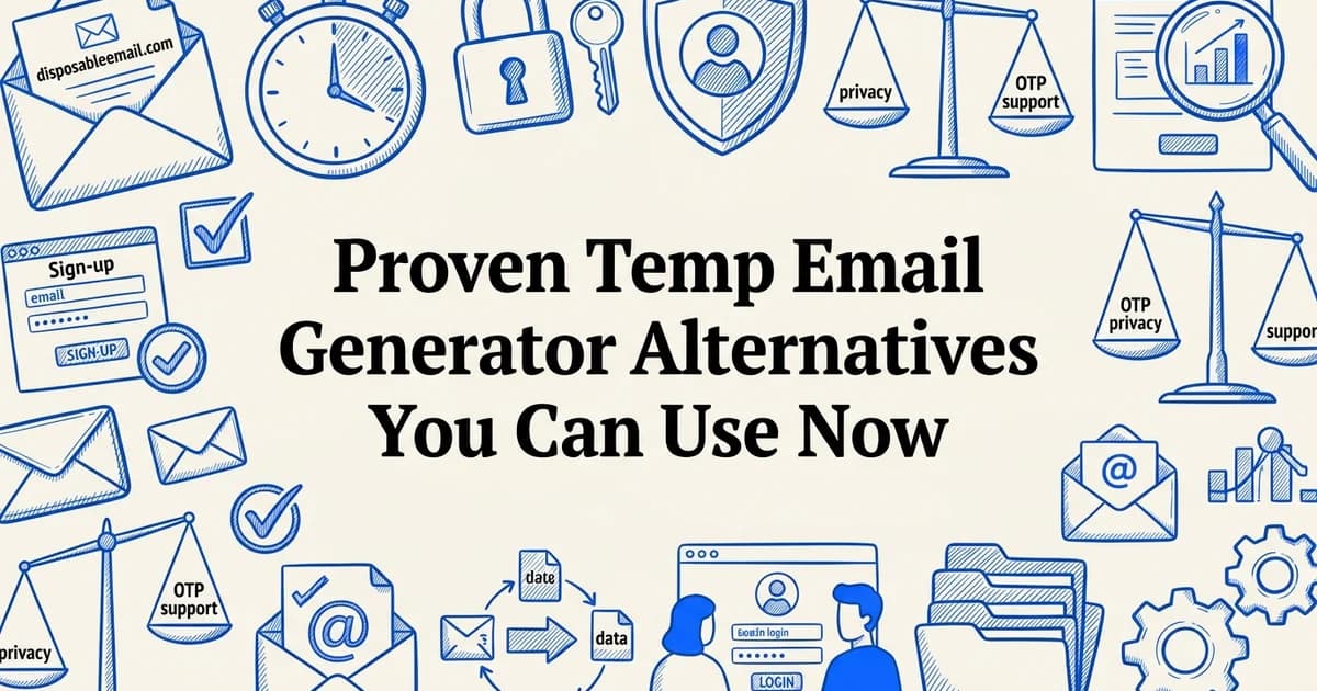 Proven Temp Email Generator Alternatives You Can Use Now