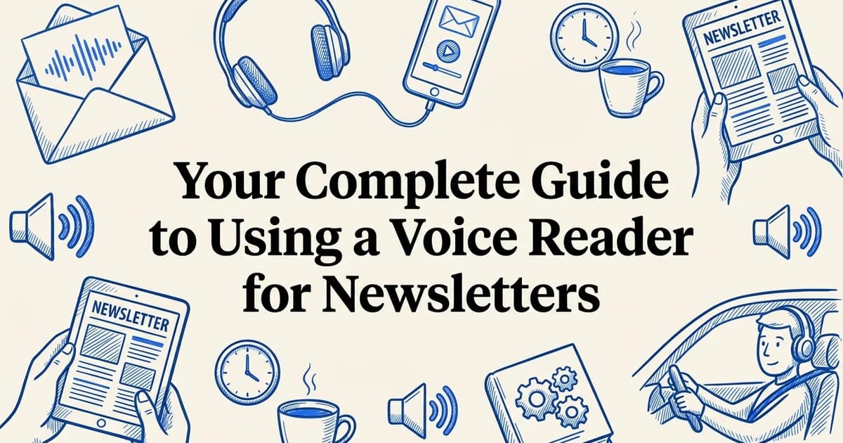 Your Complete Guide to Using a Voice Reader for Newsletters