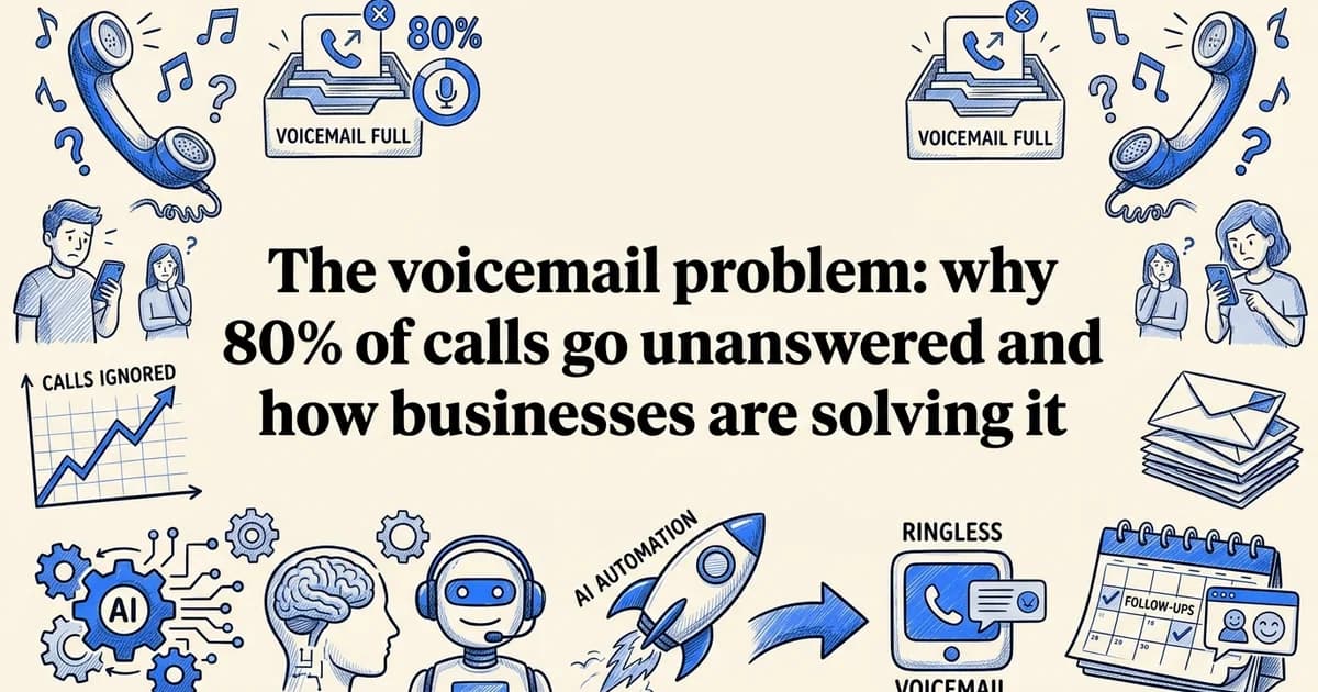 The voicemail problem: why 80% of calls go unanswered and how businesses are solving it