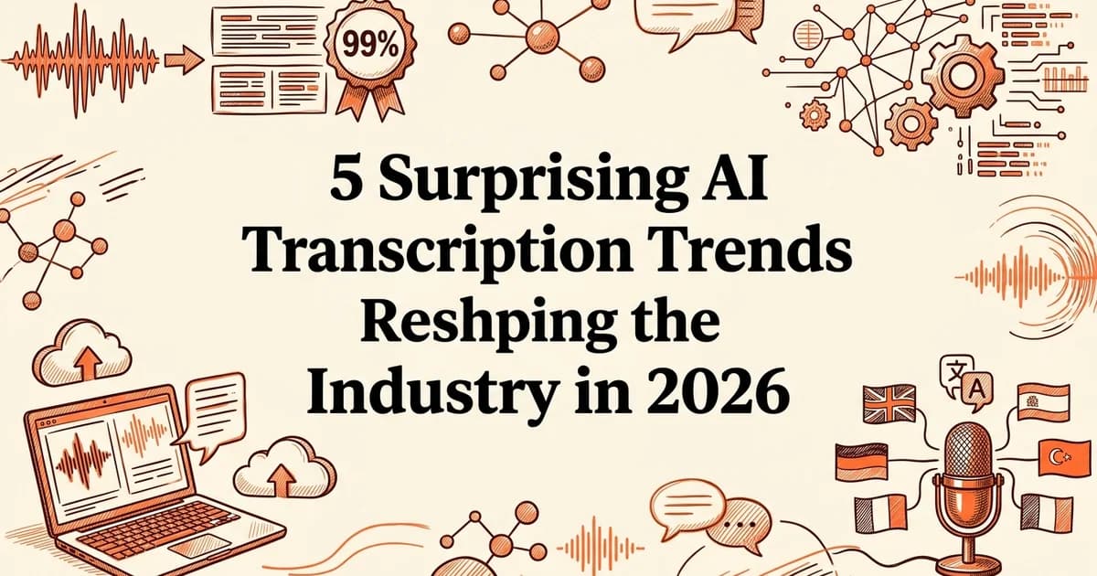 5 Surprising AI Transcription Trends Reshaping the Industry in 2026