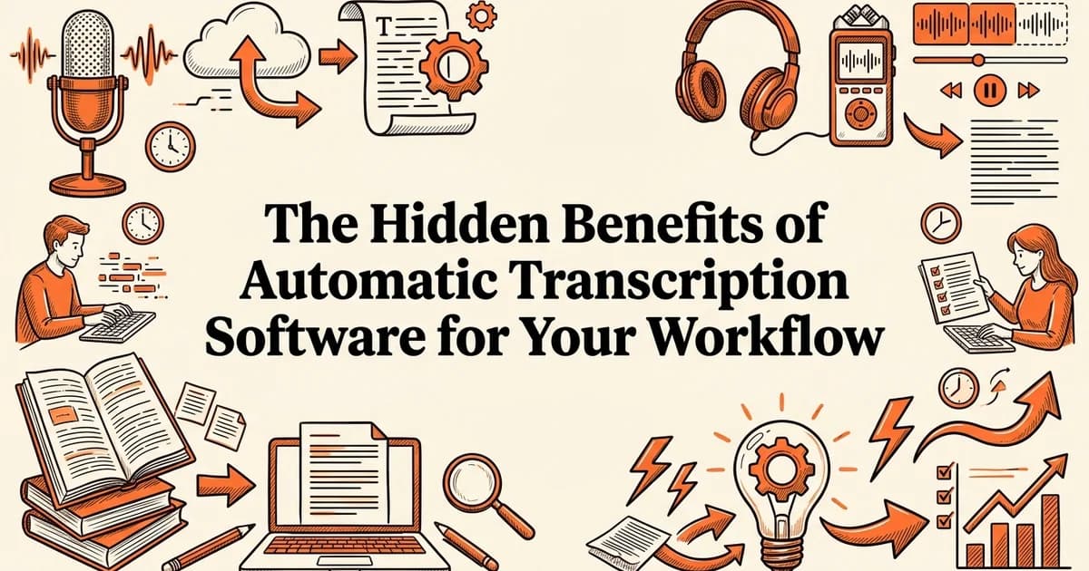 The Hidden Benefits of Automatic Transcription Software for Your Workflow