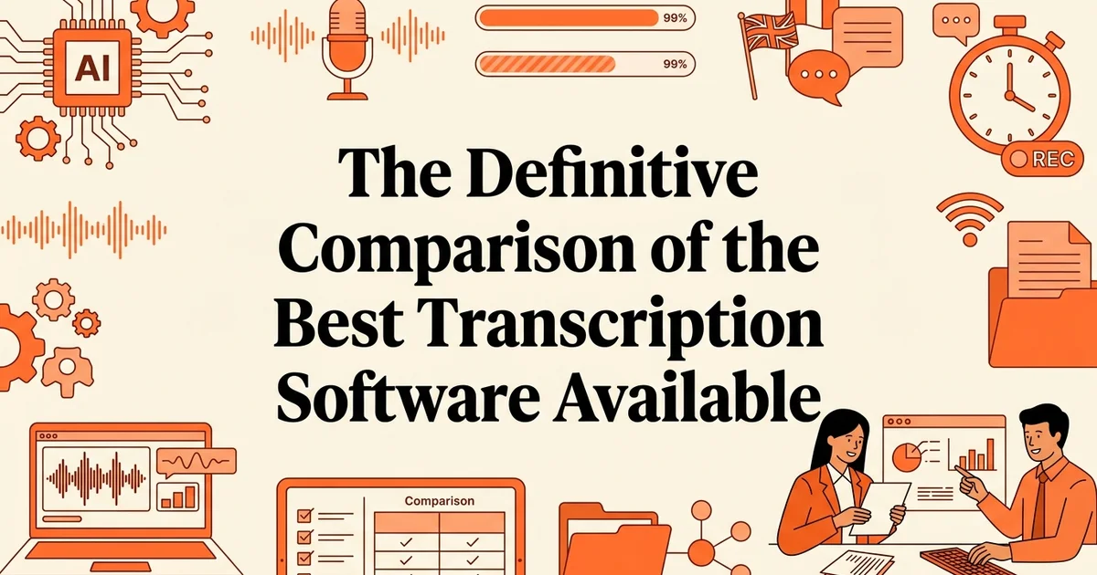 The Definitive Comparison of the Best Transcription Software Available
