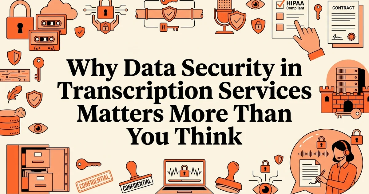 Why Data Security in Transcription Services Matters More Than You Think
