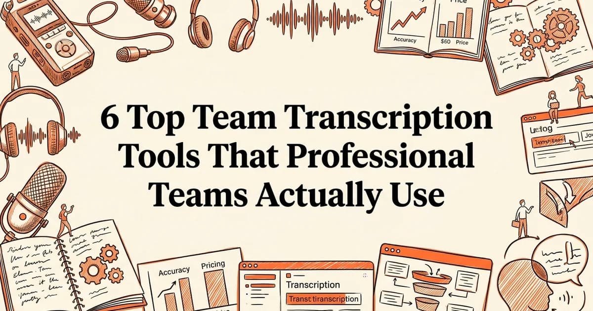 6 Top Team Transcription Tools That Professional Teams Actually Use
