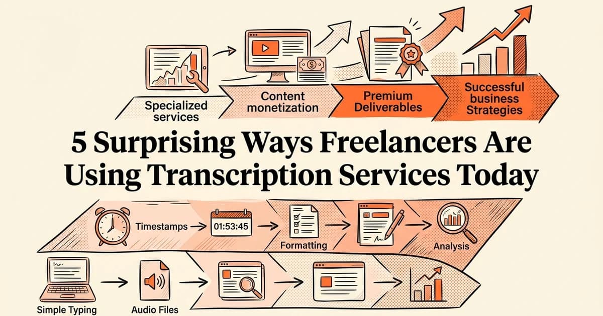 5 Surprising Ways Freelancers Are Using Transcription Services Today