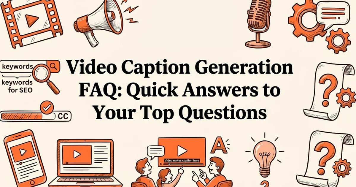 Video Caption Generation FAQ: Quick Answers to Your Top Questions