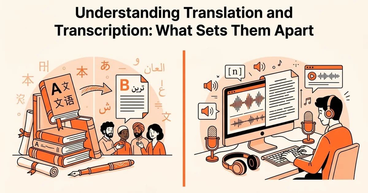 Understanding Translation and Transcription: What Sets Them Apart