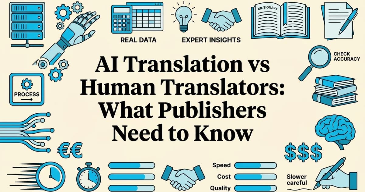 AI Translation vs Human Translators: What Publishers Need to Know