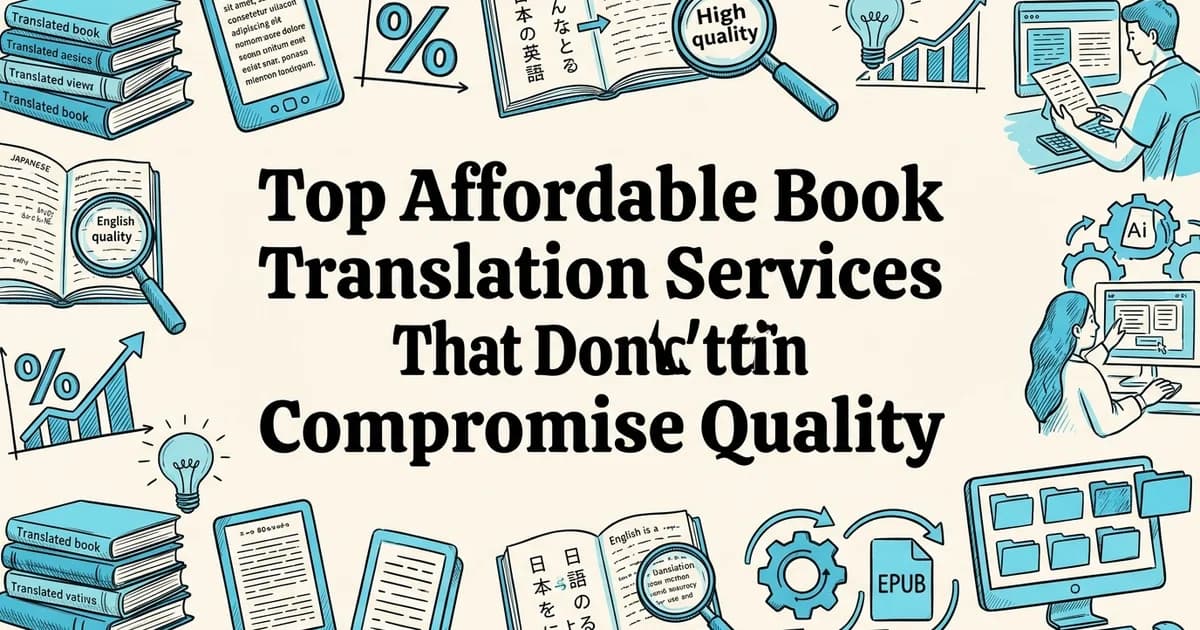 Top Affordable Book Translation Services That Don't Compromise Quality