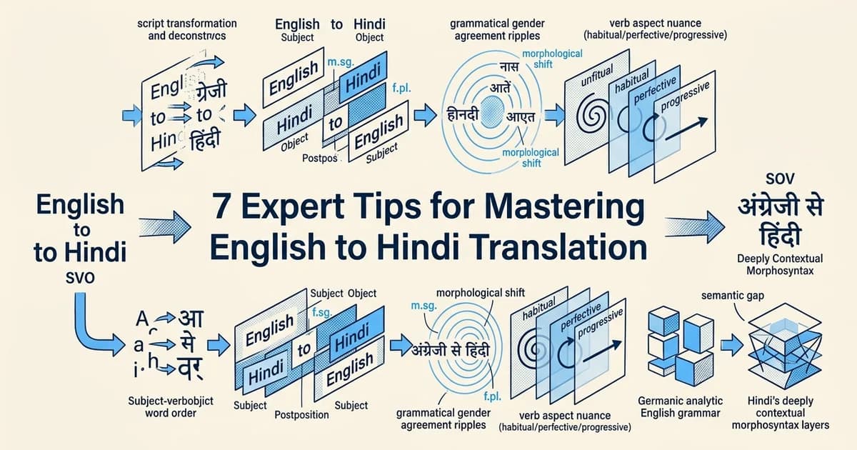7 Expert Tips for Mastering English to Hindi Translation