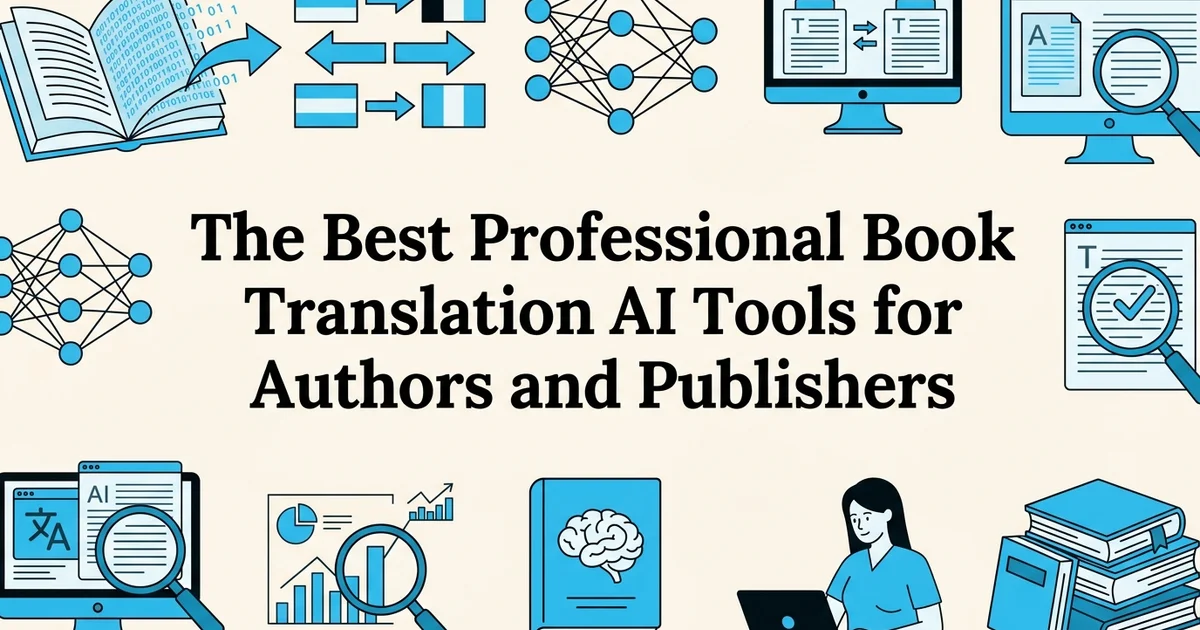 The Best Professional Book Translation AI Tools for Authors and Publishers