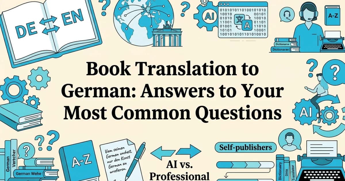 Book Translation to German: Answers to Your Most Common Questions