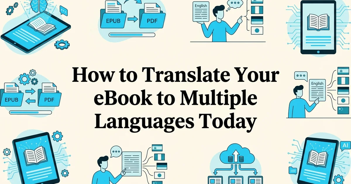 How to Translate Your eBook to Multiple Languages Today