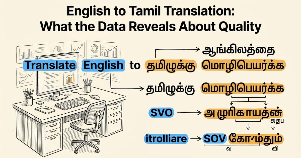 English to Tamil Translation: What the Data Reveals About Quality