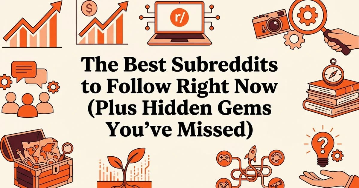 The Best Subreddits to Follow Right Now (Plus Hidden Gems You've Missed)