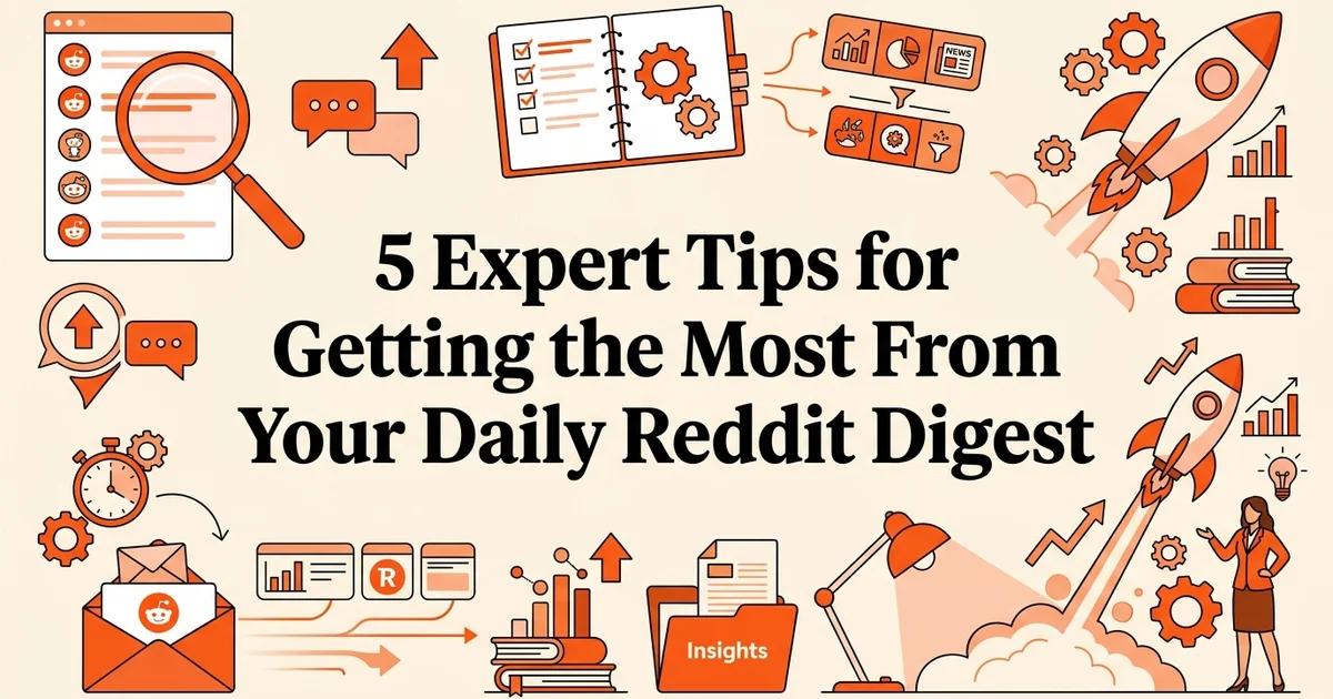 5 Expert Tips for Getting the Most From Your Daily Reddit Digest