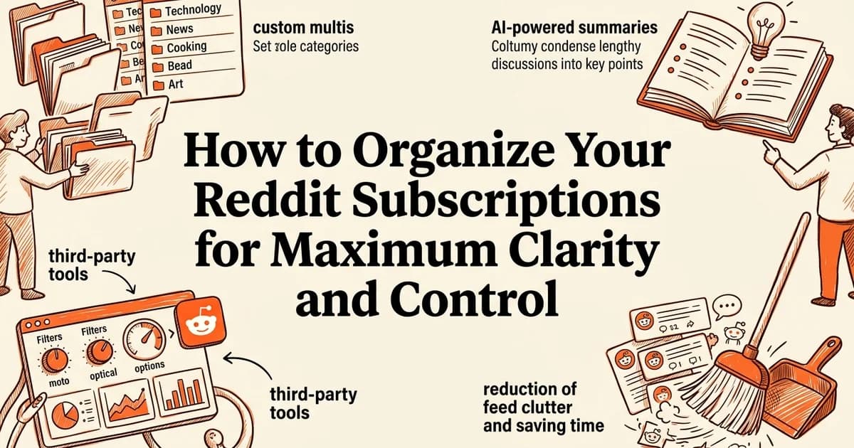 How to Organize Your Reddit Subscriptions for Maximum Clarity and Control