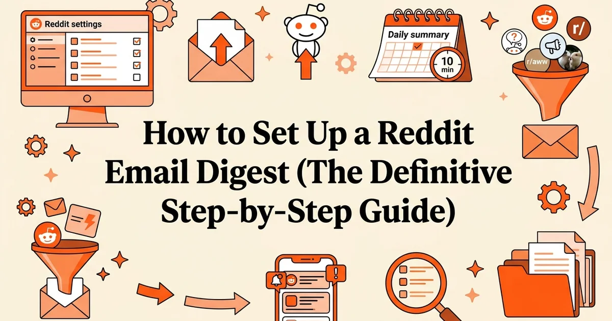 How to Set Up a Reddit Email Digest (The Definitive Step-by-Step Guide)