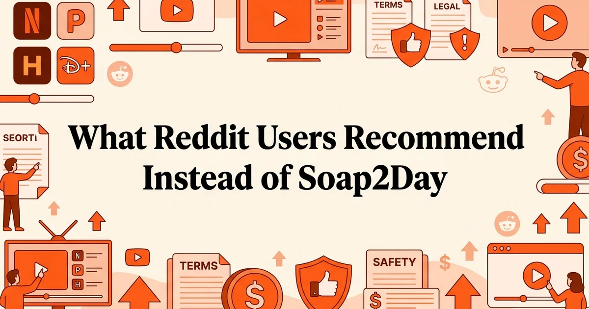 What Reddit Users Recommend Instead of Soap2Day