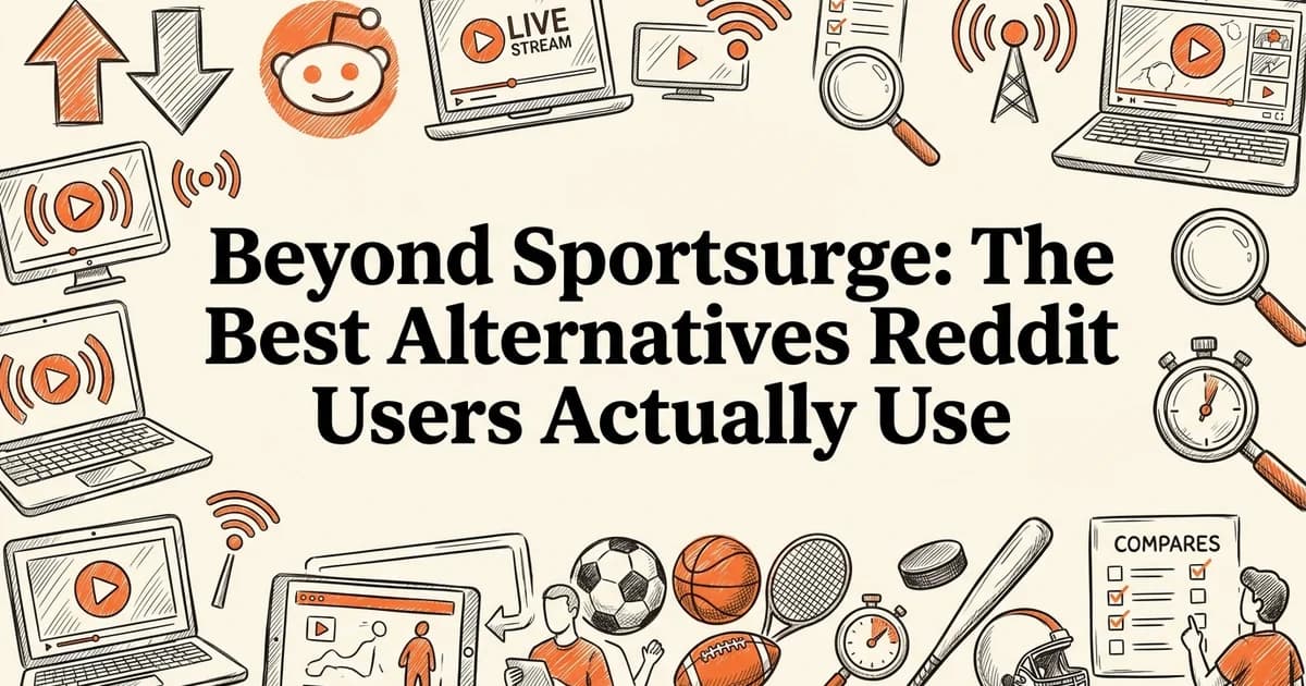 Beyond Sportsurge: The Best Alternatives Reddit Users Actually Use