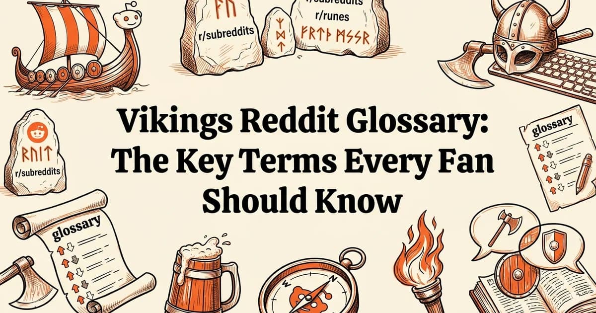 Vikings Reddit Glossary: The Key Terms Every Fan Should Know