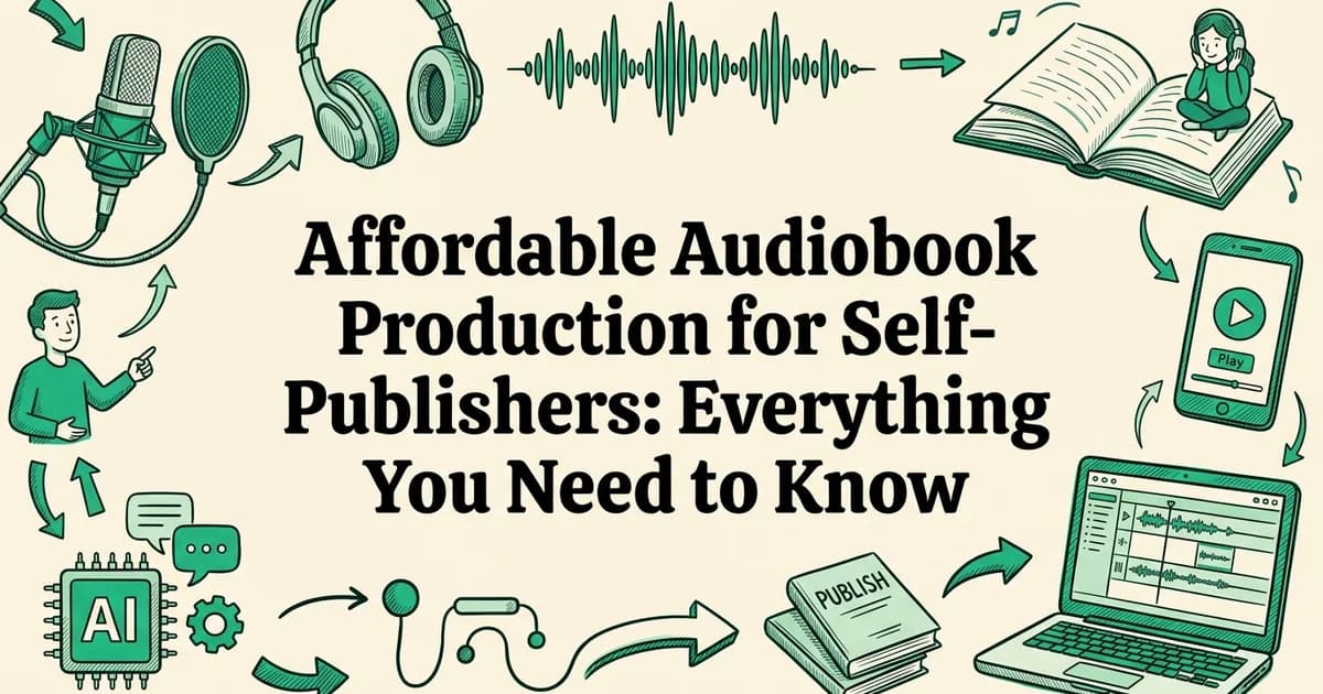 Affordable Audiobook Production for Self-Publishers: Everything You Need to Know