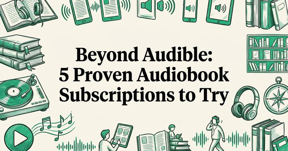 Beyond Audible: 5 Proven Audiobook Subscriptions to Try
