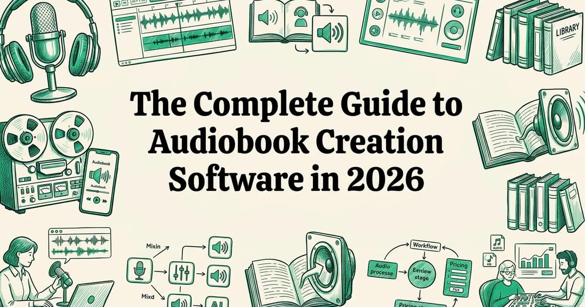 The Complete Guide to Audiobook Creation Software in 2026