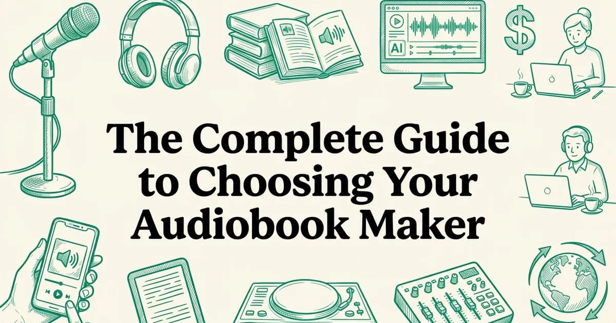 The Complete Guide to Choosing Your Audiobook Maker