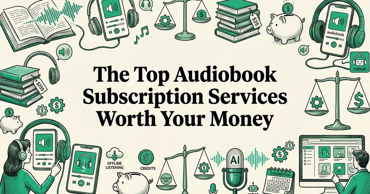 The Top Audiobook Subscription Services Worth Your Money